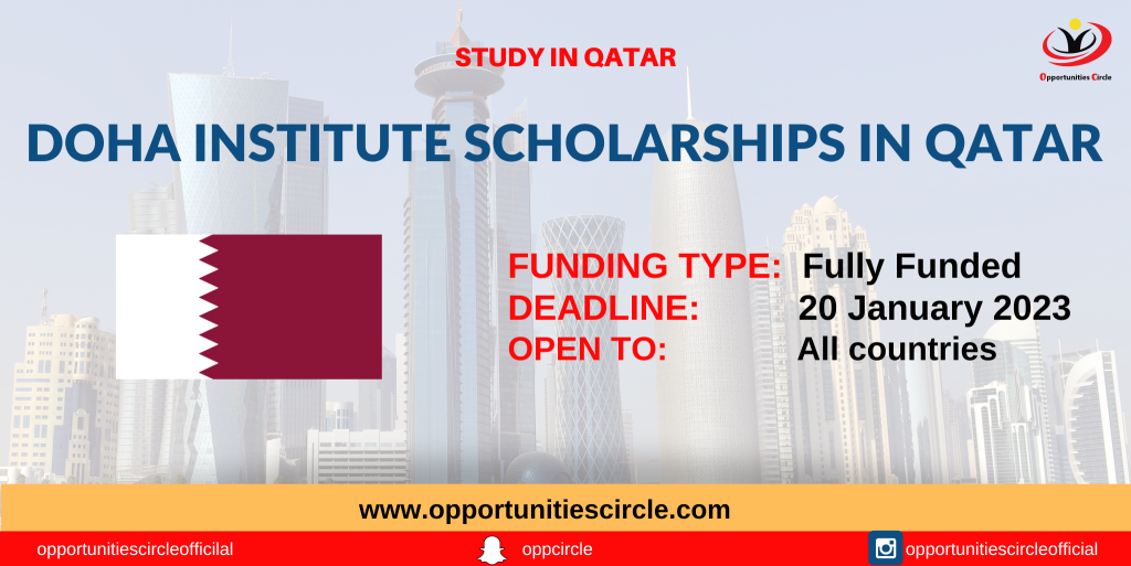 Doha Institute Scholarships 2023 in Qatar