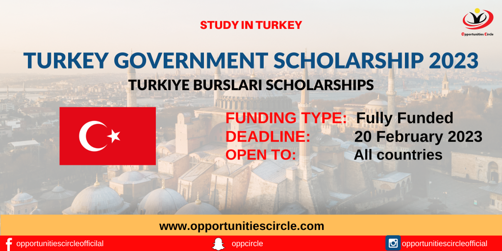 Turkey Government Scholarship 2023