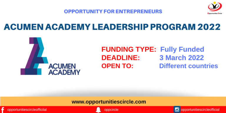 Acumen Academy Leadership Program