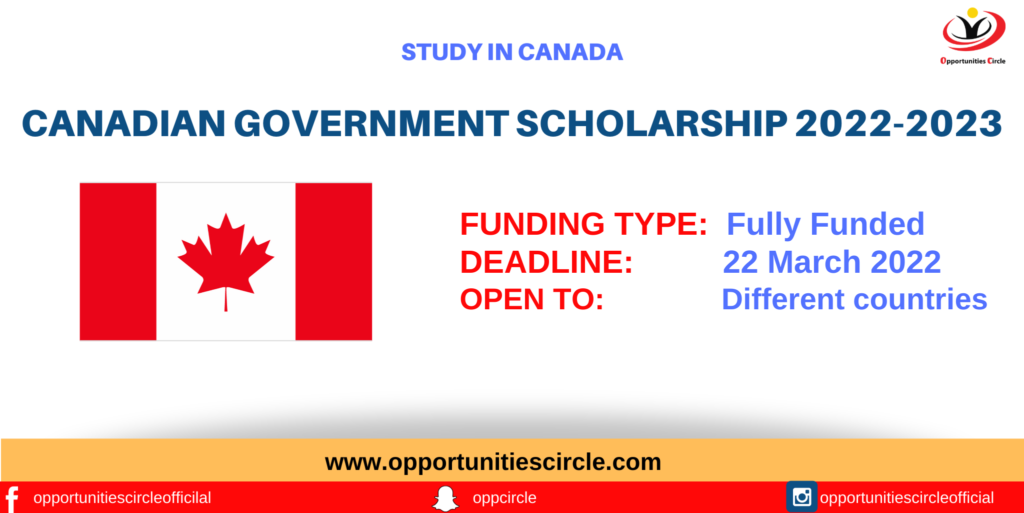 Canadian Government Scholarship