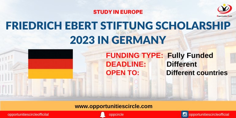Friedrich Ebert Stiftung Scholarship 2023