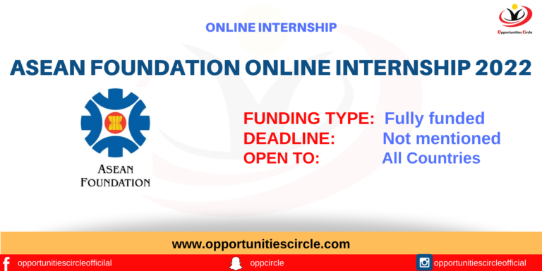 ASEAN Foundation Online Internship
