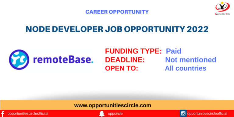Node Developer Job Opportunity
