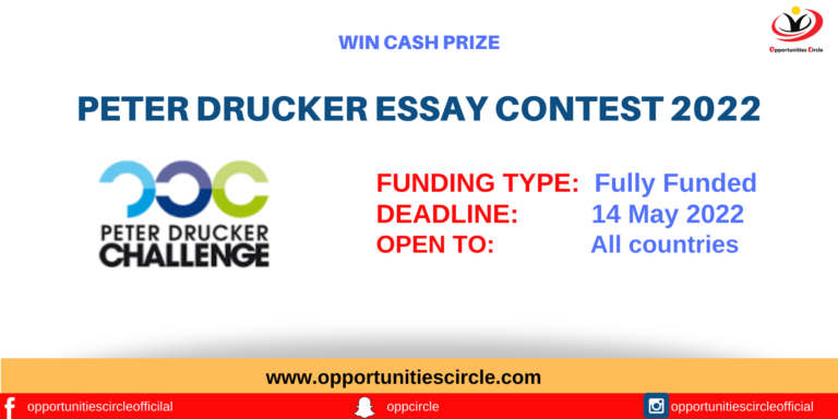 Peter Drucker Essay Contest