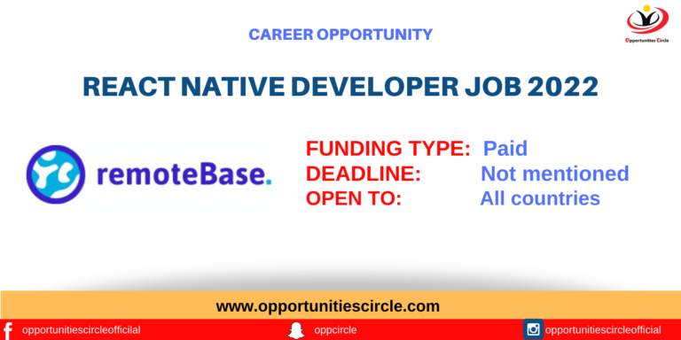 React Native Developer Job