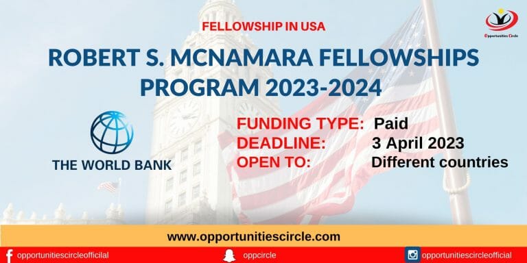 Robert S. McNamara Fellowships Program