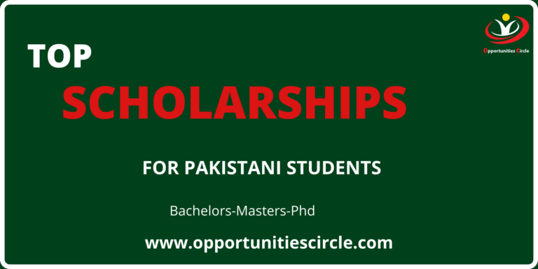 Top International Scholarship for Pakistani students