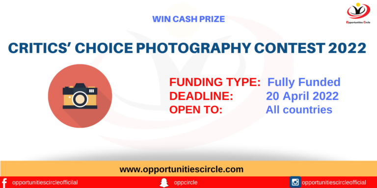 Critics’ Choice Photography Contest