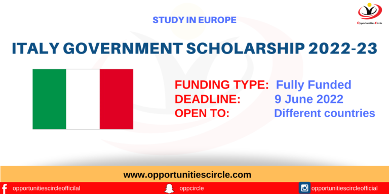 Italy Government Scholarship