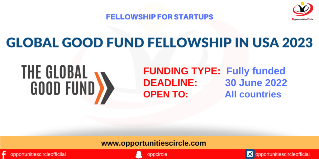 Global Good Fund Fellowship