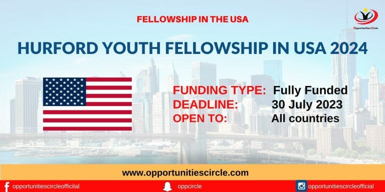 Hurford Youth Fellowship in the USA 2024