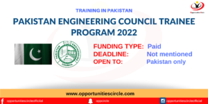 Pakistan Engineering Council Trainee Program 2022