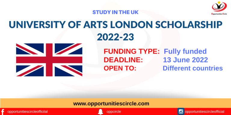 University of Arts London Scholarship