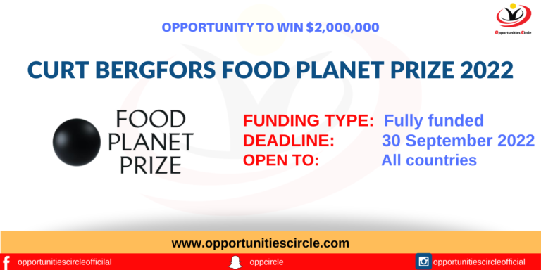 Curt Bergfors Food Planet Prize