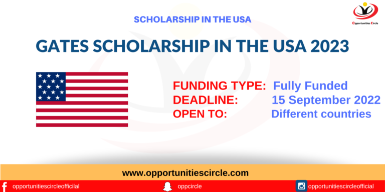 Gates Scholarship in the USA 2023 - Fully Funded