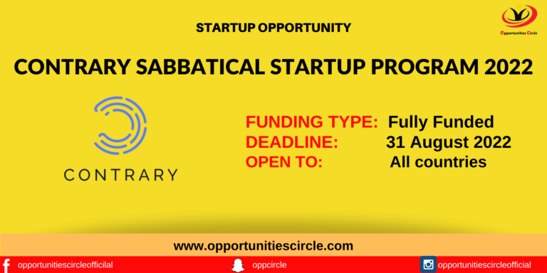 Contrary Sabbatical Startup Program