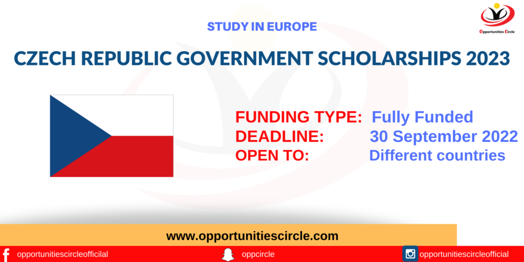 Czech Republic Government Scholarships 2023