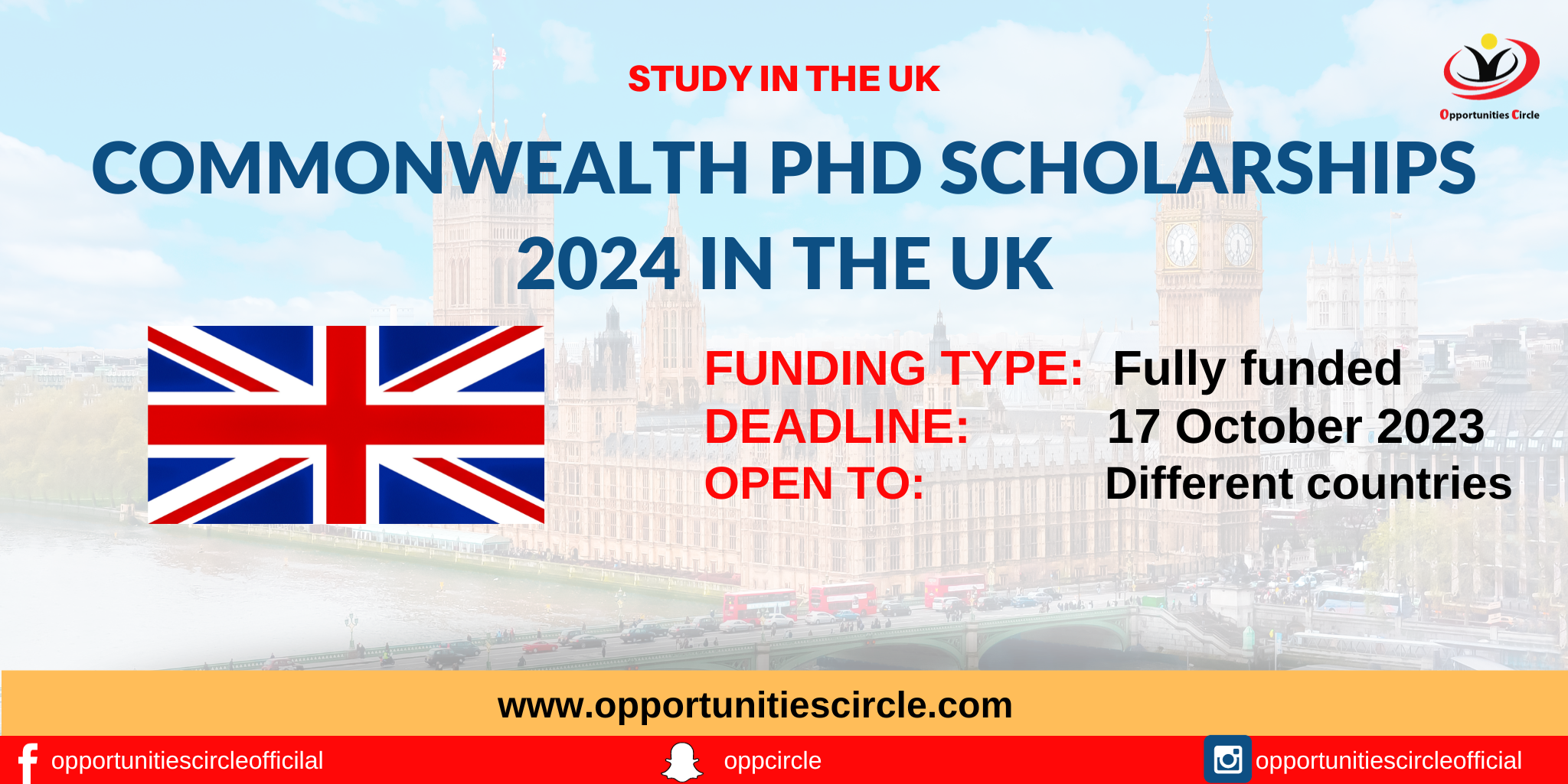 funded phd opportunities in uk