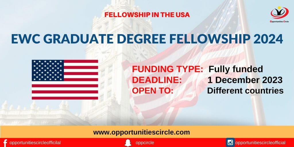 EWC Graduate Degree Fellowship 2024
