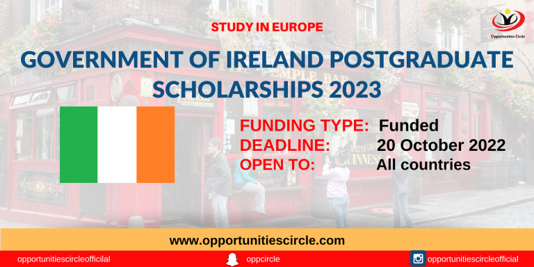 Government of Ireland Postgraduate Scholarships