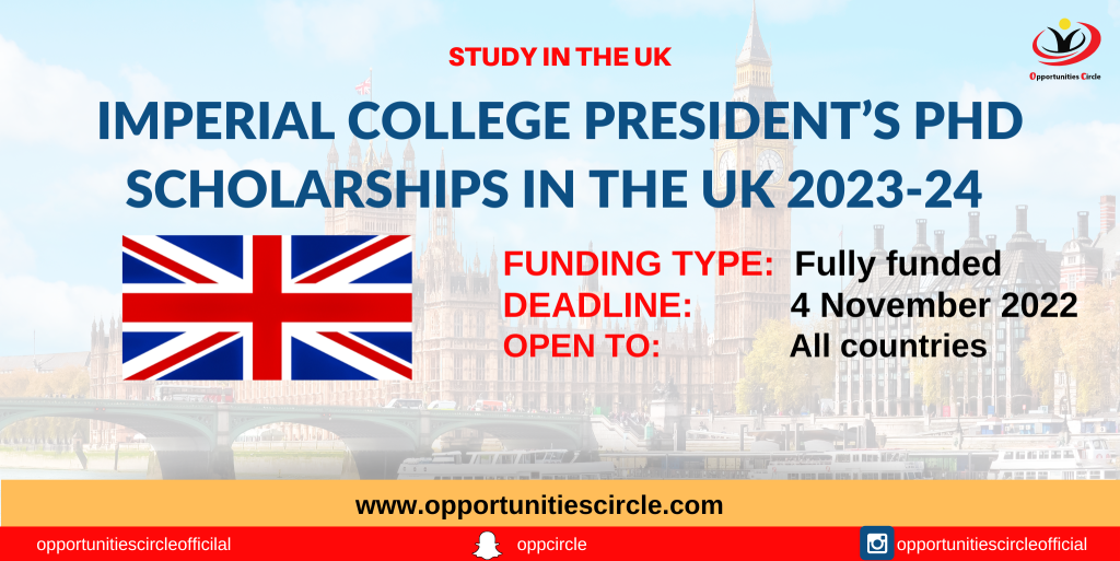 Imperial College President’s PhD Scholarships