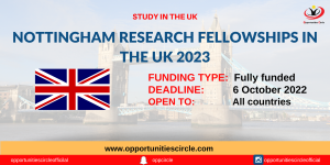 Nottingham Research Fellowships