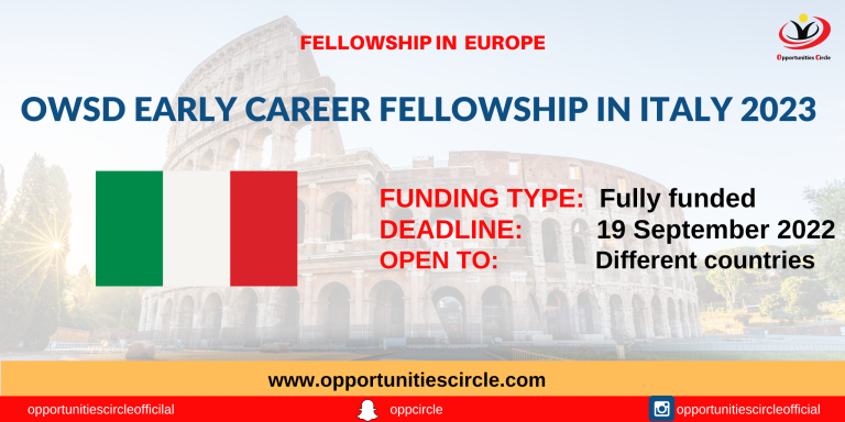 OWSD Early Career Fellowship