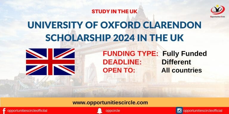 University of Oxford Clarendon Scholarship