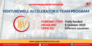 VentureWell Accelerator E-Team Program