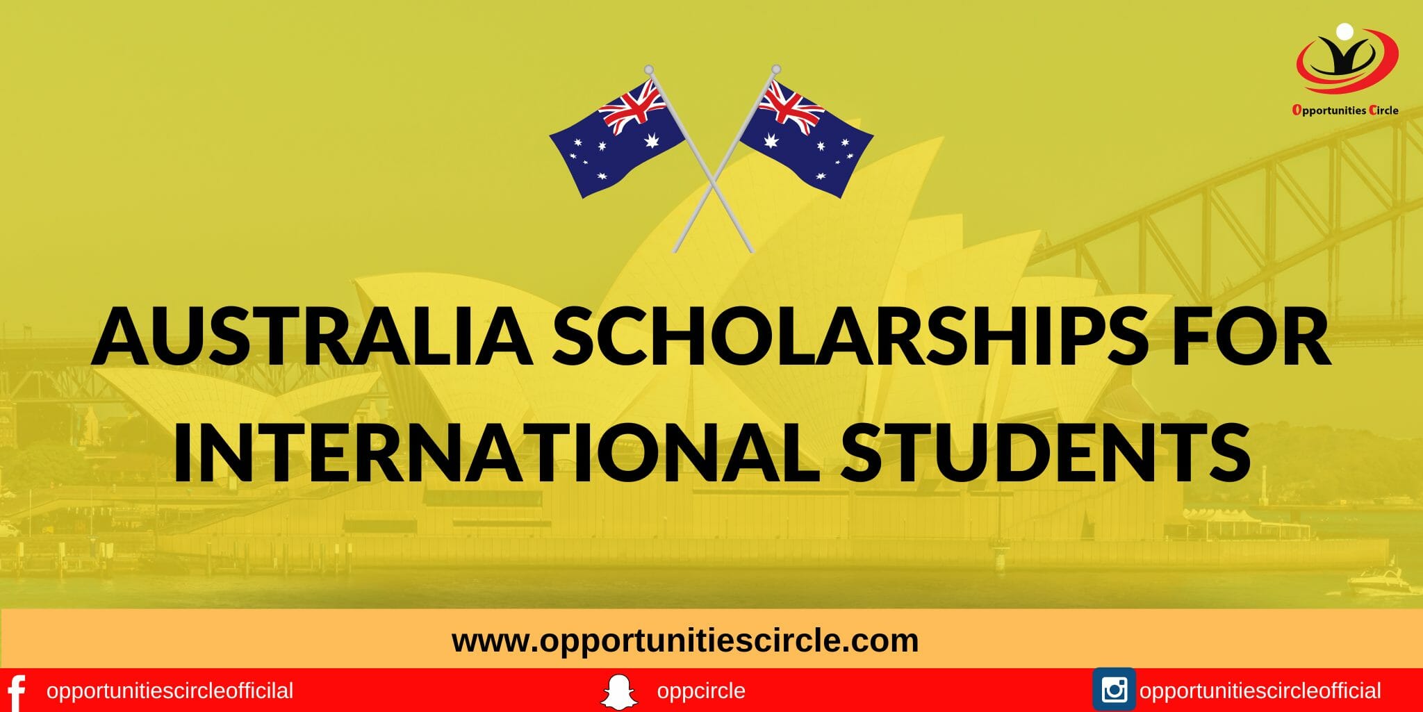 Australia scholarships for International Students 20232024
