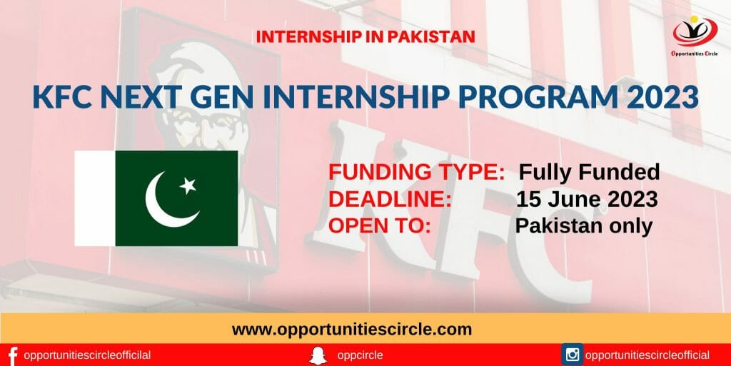 KFC Next Gen Internship Program 2023