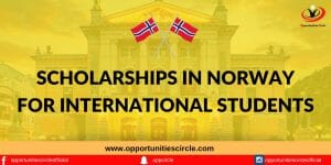 top scholarships in Norway for international students