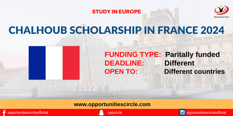 Chalhoub Scholarship in France 2024
