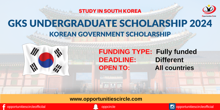 Global Korea Undergraduate Scholarship 2024