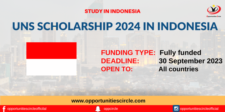 UNS Scholarship 2024 in Indonesia