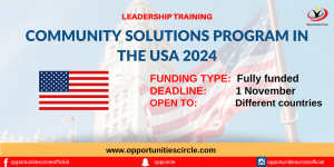 Community Solutions Program in the USA 2024
