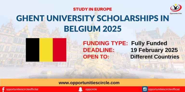 Ghent University Scholarships in Belgium 2025