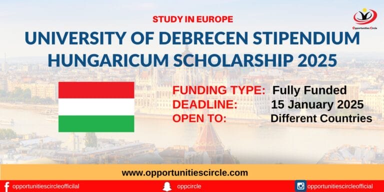 University of Debrecen Stipendium Hungaricum Scholarship 2025