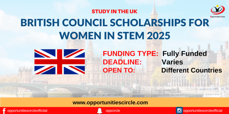 British Council Scholarships for Women in STEM 2025