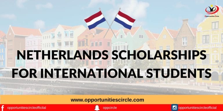 Scholarships in the Netherlands for International Students in 2024