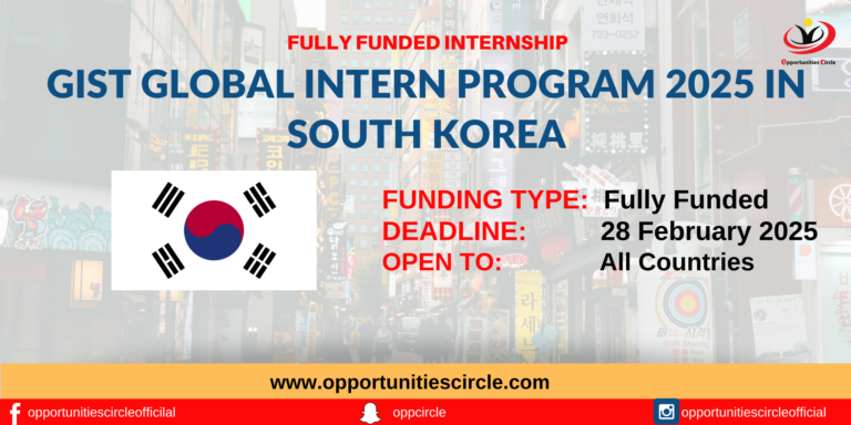 Global Intern Program 2025 in South Korea