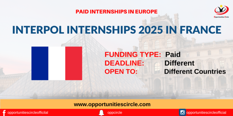 Interpol Internships 2025 in France