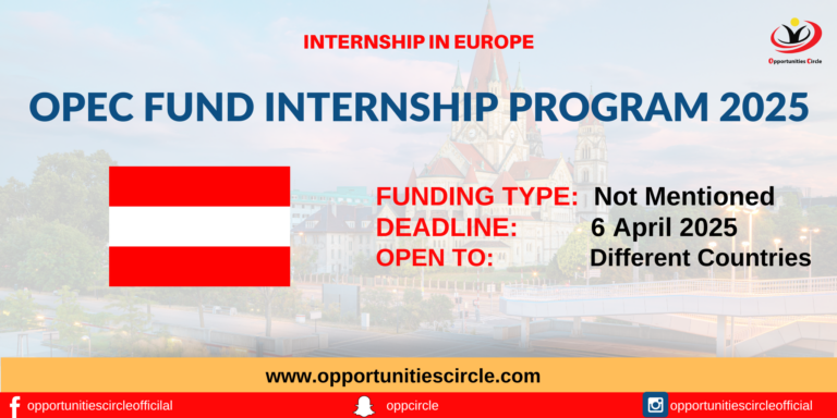 OPEC Fund Internship Program 2025