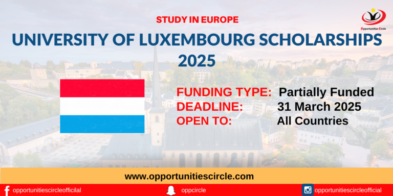 University of Luxembourg Scholarships 2025