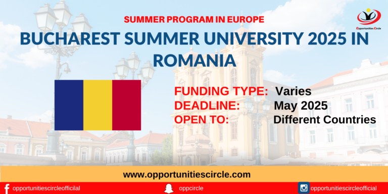 Bucharest Summer University 2025 in Romania