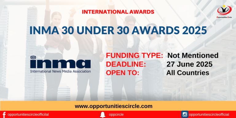 INMA 30 Under 30 Awards 2025