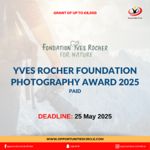 Yves Rocher Foundation Photography Award 2025