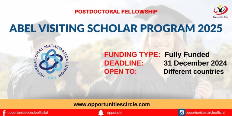 Abel Visiting Scholar Program 2025