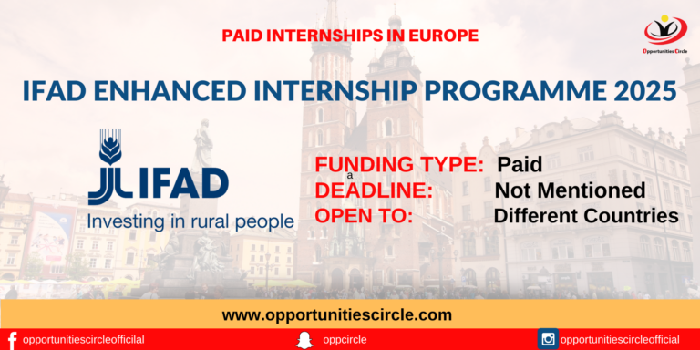 IFAD Enhanced Internship Programme 2025