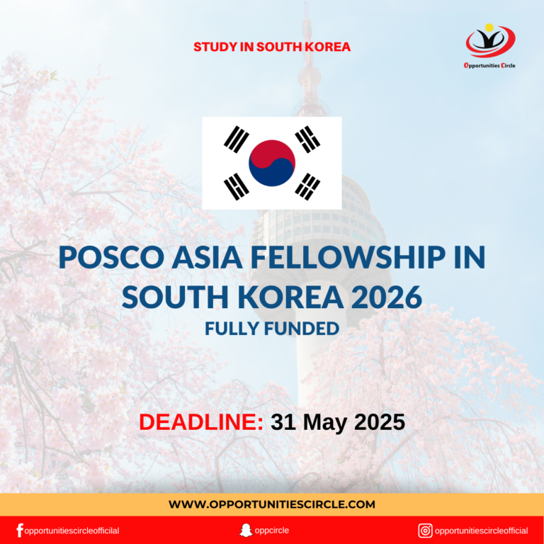POSCO Asia Fellowship in South Korea 2025